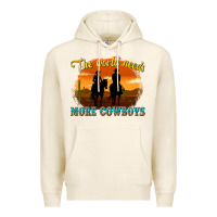Tofu the world needs more cowboys Premium Hoodie - texasbilliewilder