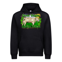 Black thick thighs lucky vibes charolais bull Urban Hoodie - RanaPortraitStore