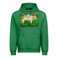 Emerald thick thighs lucky vibes charolais bull Urban Hoodie - RanaPortraitStore