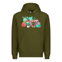 Army Green religious coffee cups Premium Hoodie - AdoDesignShop