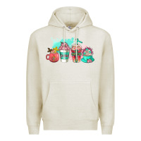 Oatmeal Heather religious coffee cups Premium Hoodie - AdoDesignShop