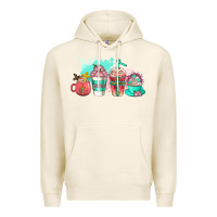 Tofu religious coffee cups Premium Hoodie - AdoDesignShop