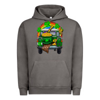 Pigment Tornado st patricks day truck with pot of gold horseshoe a Urban Hoodie - RanaPortraitStore