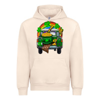 Sandshell st patricks day truck with pot of gold horseshoe a Urban Hoodie - RanaPortraitStore