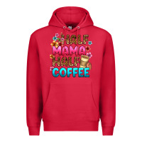 Cardinal half mama half coffee Premium Hoodie - Zillion Design Studio