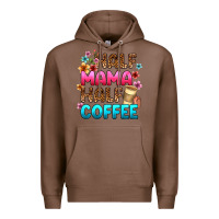 Chestnut half mama half coffee Premium Hoodie - Zillion Design Studio