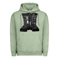 Pigment Oil Green soldier boots Urban Hoodie - RanaPortraitStore