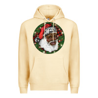 Pina Colada African American Santa Christmas Premium Hoodie - RanaPortraitStore