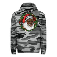 African American Santa Christmas Premium Hoodie | Teevron