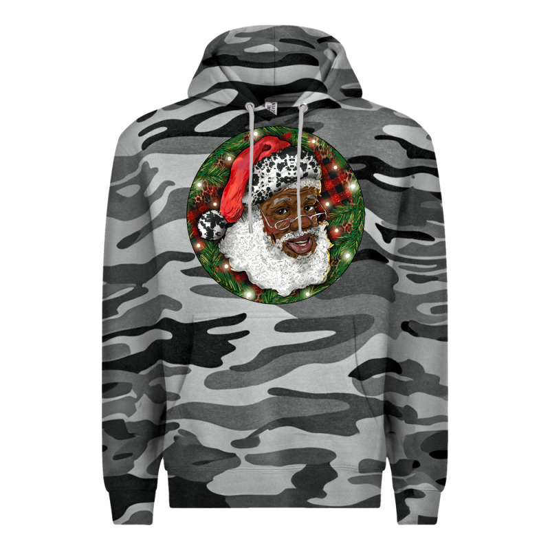 African American Santa Christmas Premium Hoodie by RanaPortraitStore | Teevron