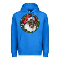 True Royal African American Santa Christmas Premium Hoodie - RanaPortraitStore