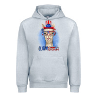 Heather Grey llamerica Urban Hoodie - RanaPortraitStore