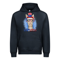 Navy llamerica Urban Hoodie - RanaPortraitStore