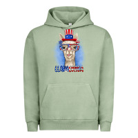 Pigment Oil Green llamerica Urban Hoodie - RanaPortraitStore