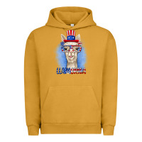 Pigment Peanut Butter llamerica Urban Hoodie - RanaPortraitStore