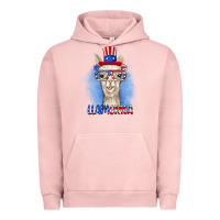 Pigment Salmon llamerica Urban Hoodie - RanaPortraitStore