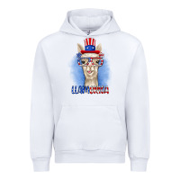 White llamerica Urban Hoodie - RanaPortraitStore