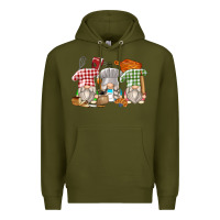 Army Green bakery gnomes Premium Hoodie - Zillion Design Studio