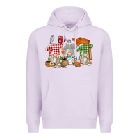 Lilac bakery gnomes Premium Hoodie - Zillion Design Studio