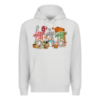 Dove Grey bakery gnomes Premium Hoodie - Zillion Design Studio
