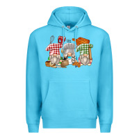 Ocean Blue bakery gnomes Premium Hoodie - Zillion Design Studio