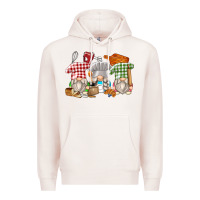 Pale Pink bakery gnomes Premium Hoodie - Zillion Design Studio