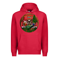 Cardinal Baby Cow Christmas Premium Hoodie - RanaPortraitStore