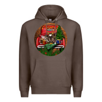 Coffee Baby Cow Christmas Premium Hoodie - RanaPortraitStore