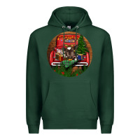 Sports Green Baby Cow Christmas Premium Hoodie - RanaPortraitStore