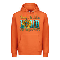 Carrot trust in the lord with all your heart Premium Hoodie - texasbilliewilder