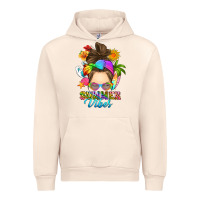 Sandshell messy bun summer vibes Urban Hoodie - RanaPortraitStore