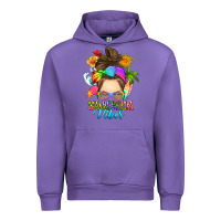Tulip messy bun summer vibes Urban Hoodie - RanaPortraitStore