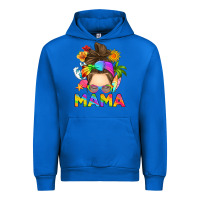 Cobalt messy bun mama summer Urban Hoodie - RanaPortraitStore