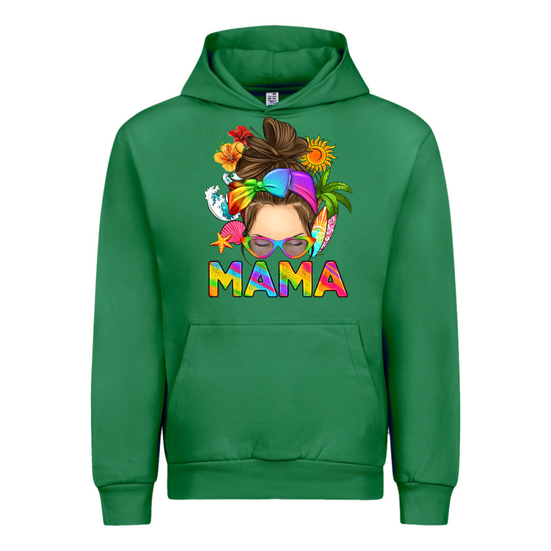 Messy Bun Mama Summer Urban Hoodie by RanaPortraitStore | Teevron