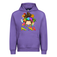 Tulip messy bun mama summer Urban Hoodie - RanaPortraitStore