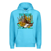 Ocean Blue try that in a small town Premium Hoodie - texasbilliewilder