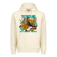 Sandshell try that in a small town Premium Hoodie - texasbilliewilder