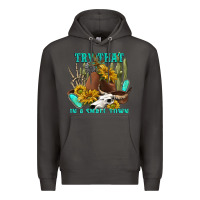 Smoke try that in a small town Premium Hoodie - texasbilliewilder