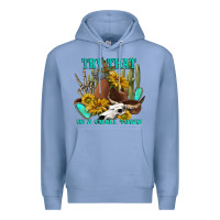 Colony Blue try that in a small town Premium Hoodie - texasbilliewilder