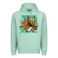 Seafoam try that in a small town Premium Hoodie - texasbilliewilder