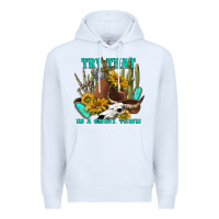 White try that in a small town Premium Hoodie - texasbilliewilder