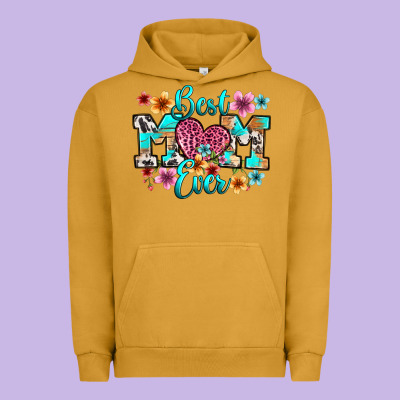 Best Mom Ever Urban Hoodie Designed By Ranaportraitstore