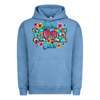 Pigment Pebble Blue best mom ever Urban Hoodie - RanaPortraitStore