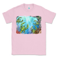 Bubblegum Pink lobster background Classic Tee - BarkalooDesign