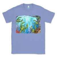 Colony Blue lobster background Classic Tee - BarkalooDesign