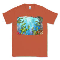 Copper lobster background Classic Tee - BarkalooDesign