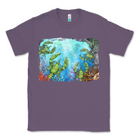 Lavender lobster background Classic Tee - BarkalooDesign