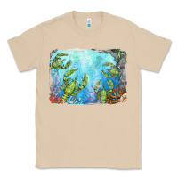 Mushroom lobster background Classic Tee - BarkalooDesign