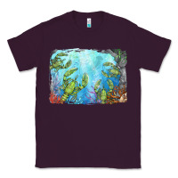 Plum lobster background Classic Tee - BarkalooDesign