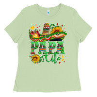 Matcha papa cito with sunflowers and sombrero Ladies Tee - Artiststas